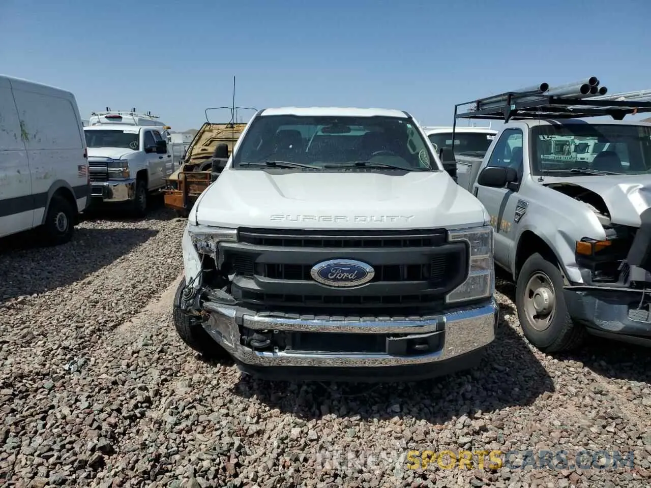 5 Photograph of a damaged car 1FT7X2A68MED96535 FORD F250 2021
