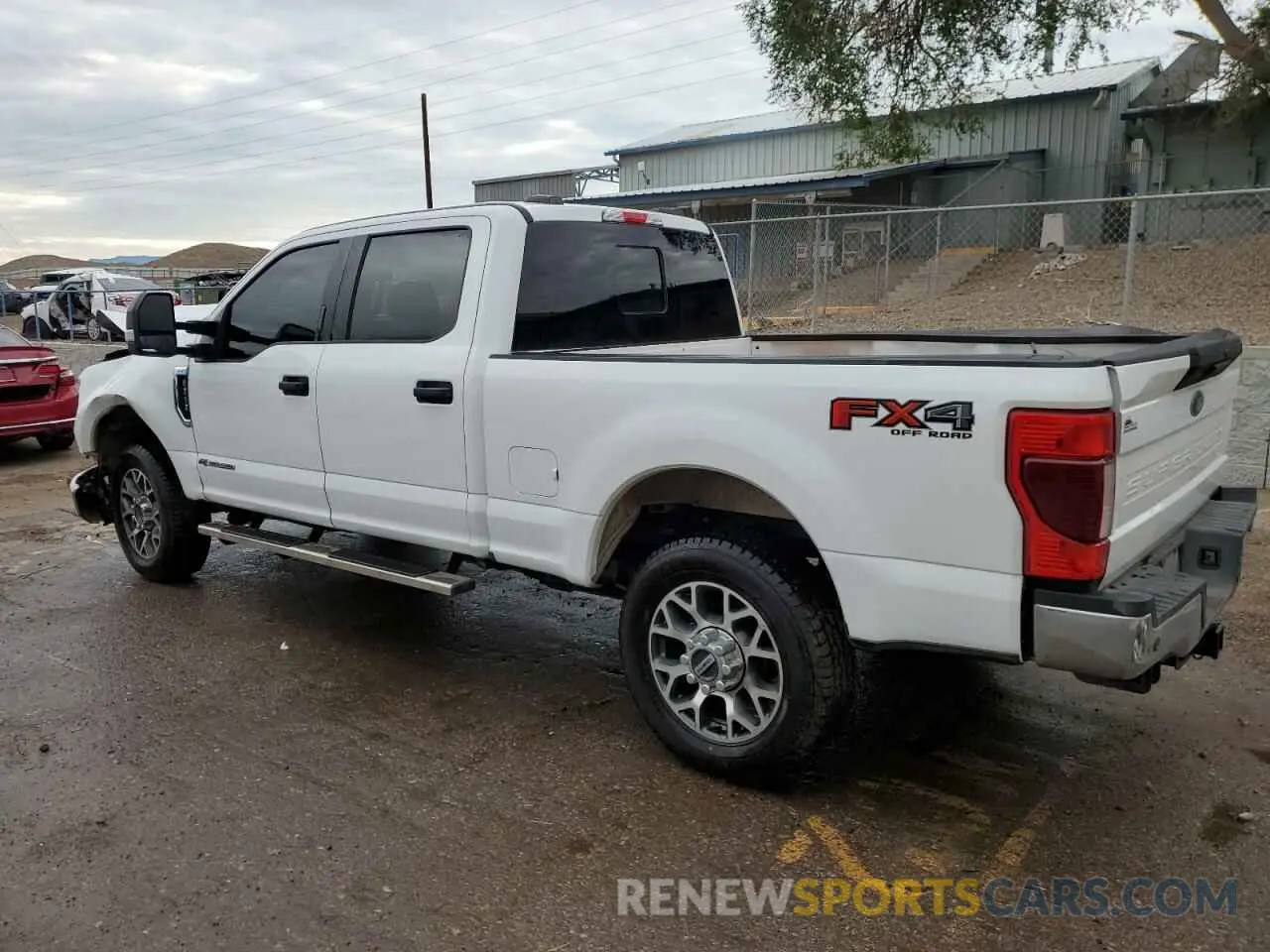 2 Фотография поврежденного автомобиля 1FT8W2BT5MED70471 FORD F250 2021
