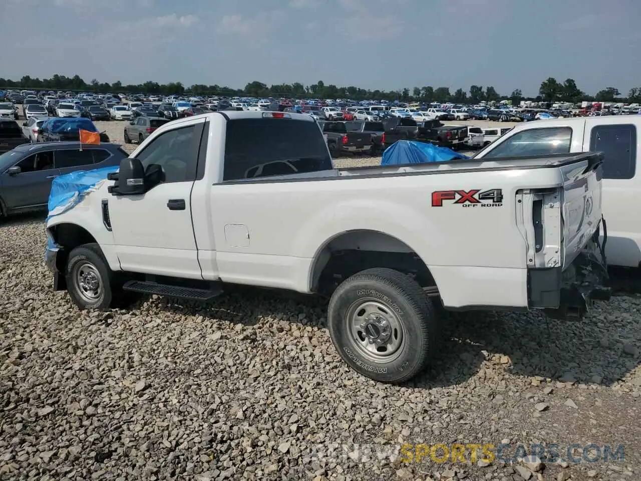2 Photograph of a damaged car 1FDBF2B69NEC19646 FORD F250 2022