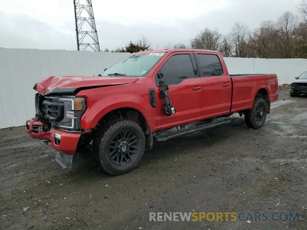 1 Photograph of a damaged car 1FT7W2B64NEE30716 FORD F250 2022