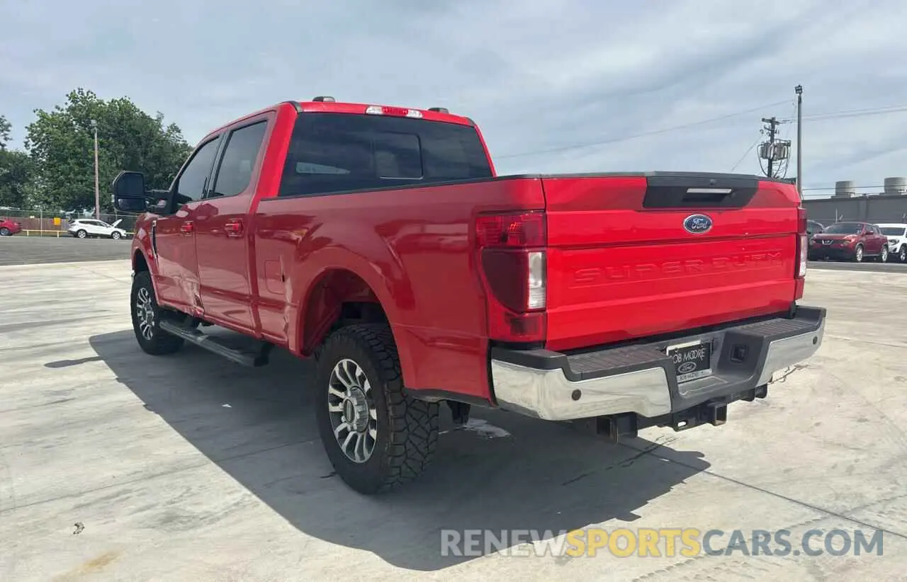 3 Фотография поврежденного автомобиля 1FT7W2BN5NEE34765 FORD F250 2022