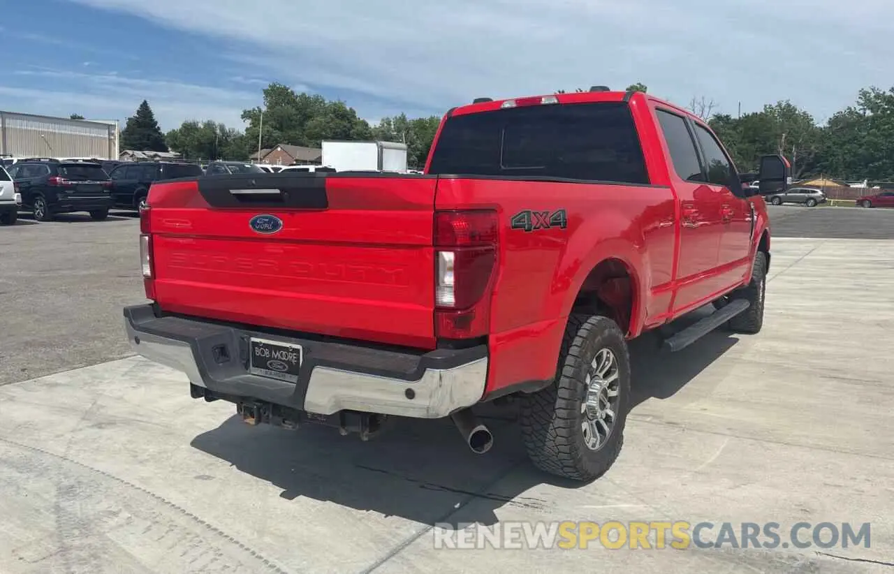 4 Фотография поврежденного автомобиля 1FT7W2BN5NEE34765 FORD F250 2022