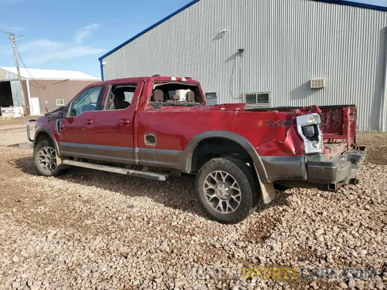 2 Фотография поврежденного автомобиля 1FT7W2BN5NEG41141 FORD F250 2022