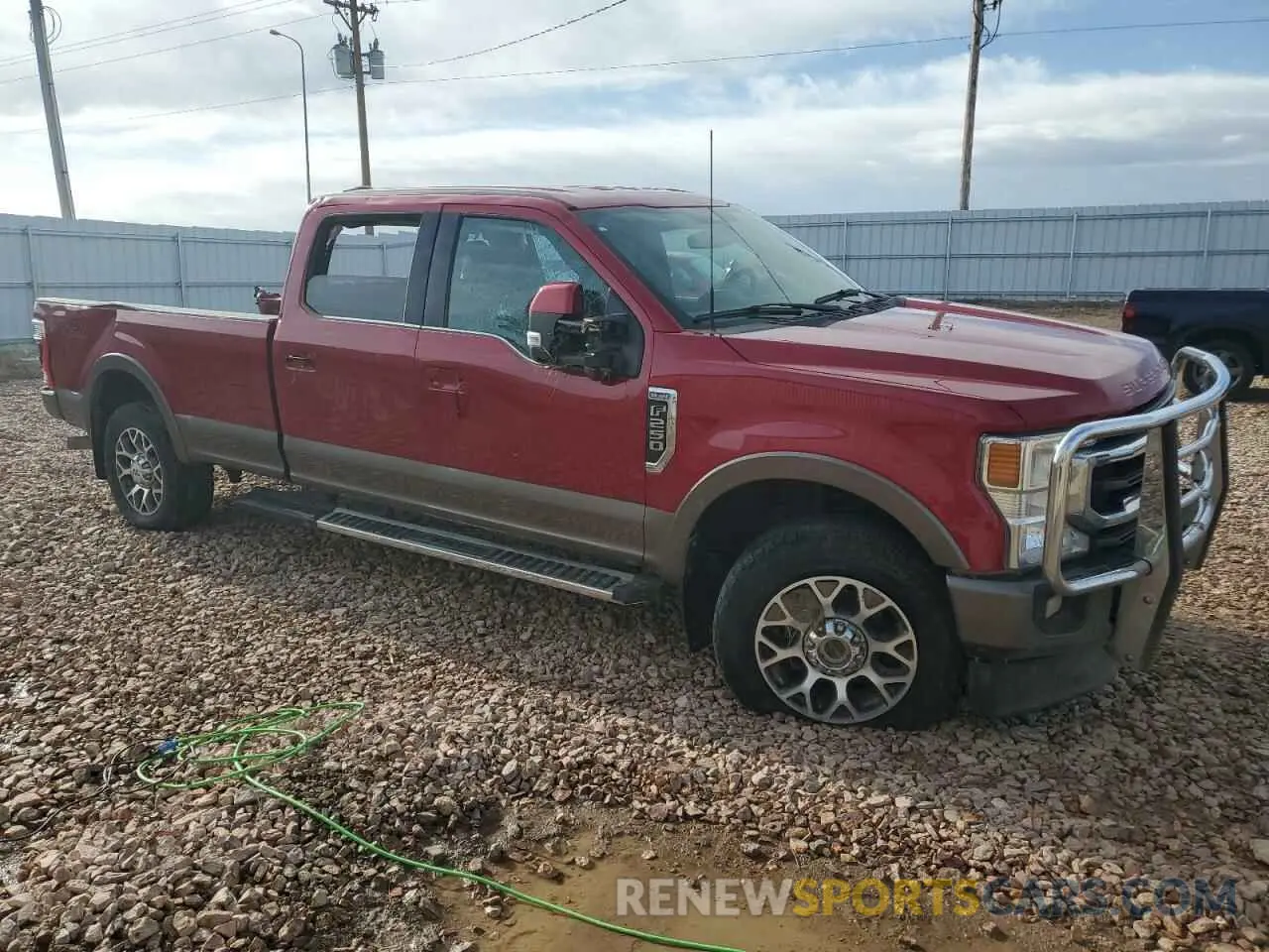 4 Фотография поврежденного автомобиля 1FT7W2BN5NEG41141 FORD F250 2022