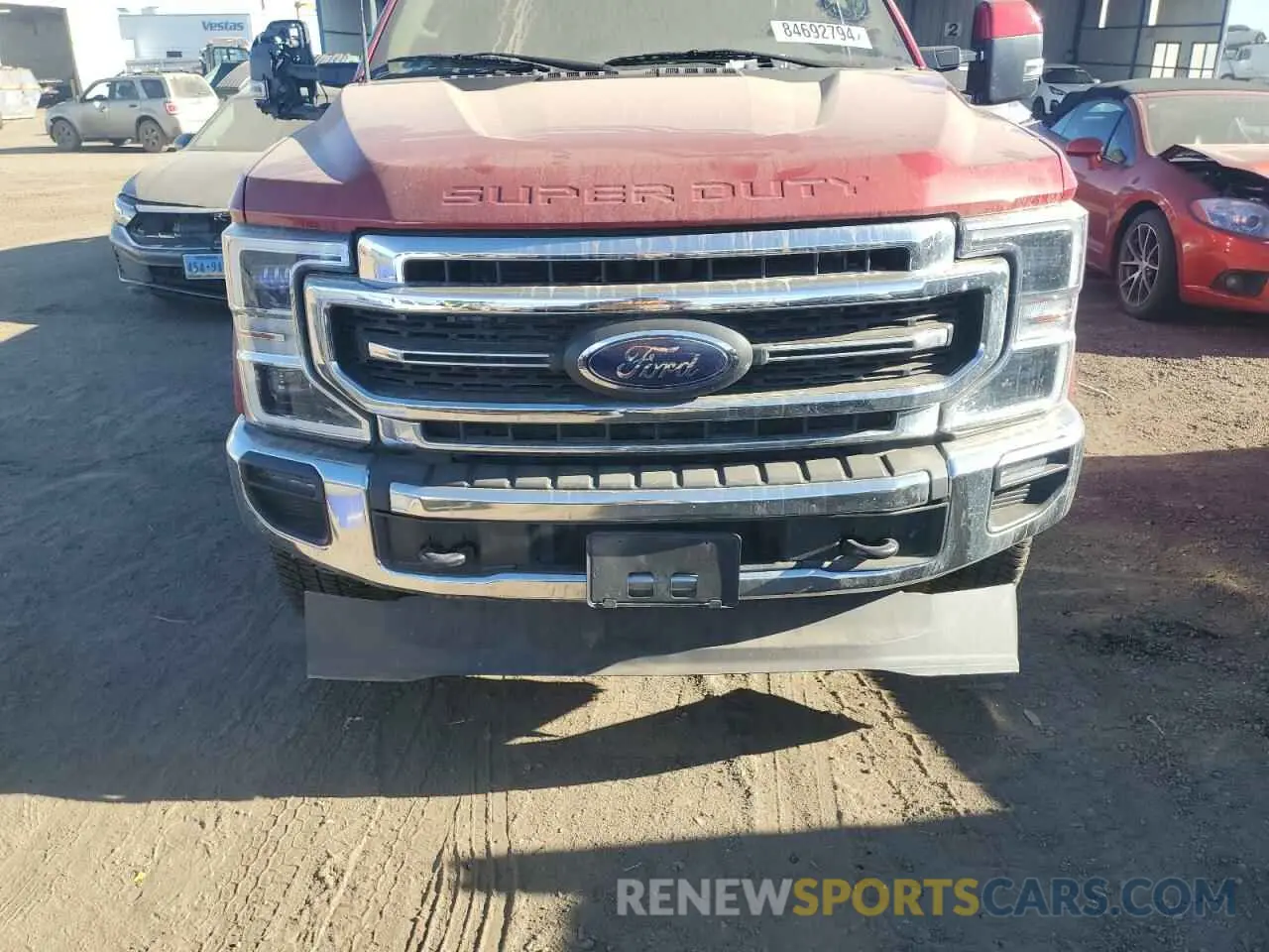 12 Photograph of a damaged car 1FT7W2BN7NEF21356 FORD F250 2022