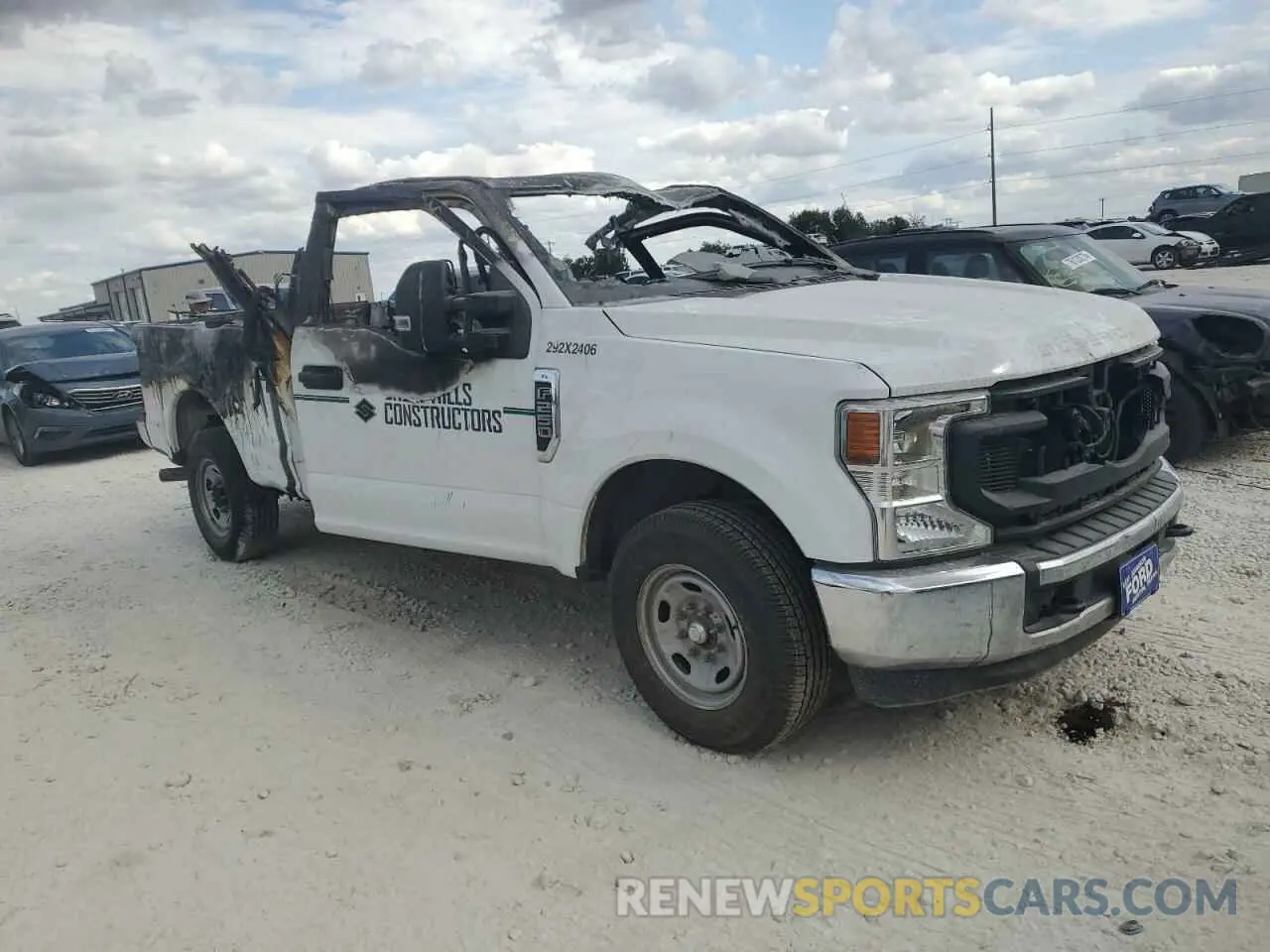 4 Photograph of a damaged car 1FT7X2A61NEF36541 FORD F250 2022