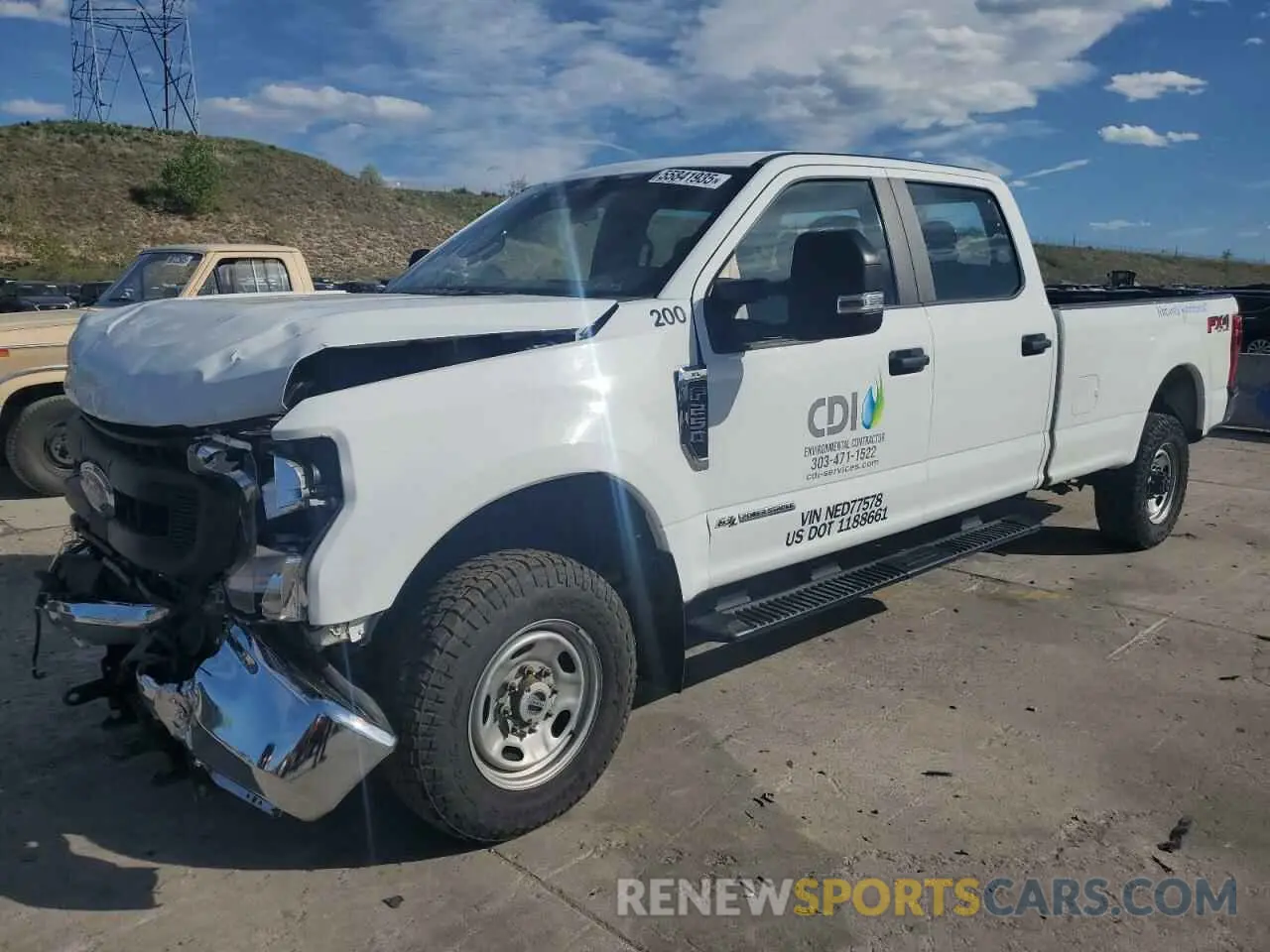 1 Фотография поврежденного автомобиля 1FT8W2BT1NED77578 FORD F250 2022