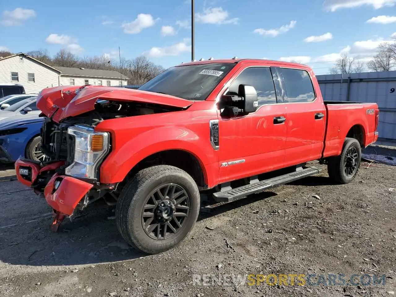 1 Фотография поврежденного автомобиля 1FT8W2BT4NED59687 FORD F250 2022
