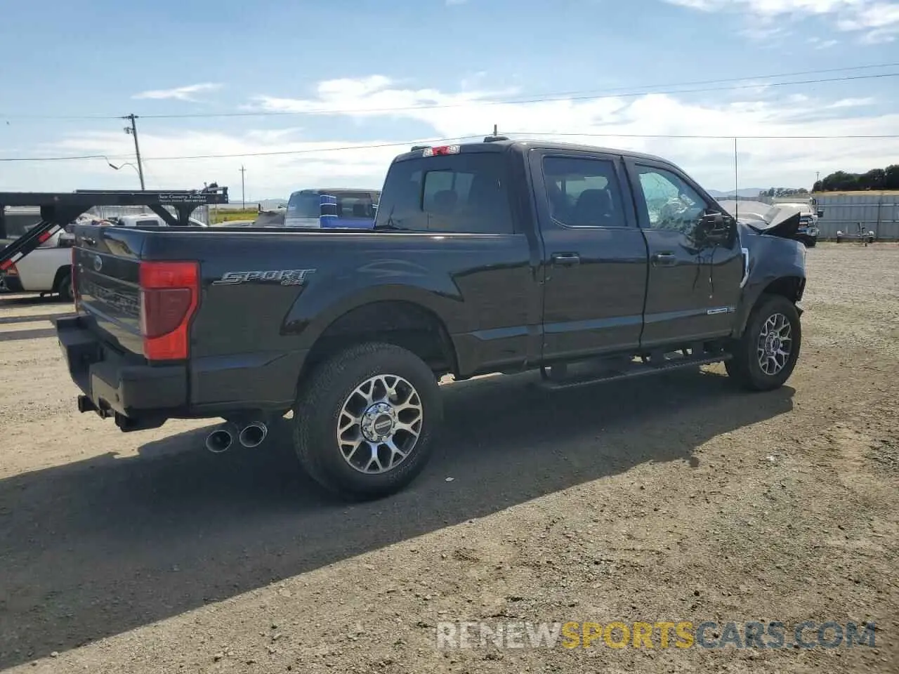 3 Photograph of a damaged car 1FT8W2BT4NEF58030 FORD F250 2022