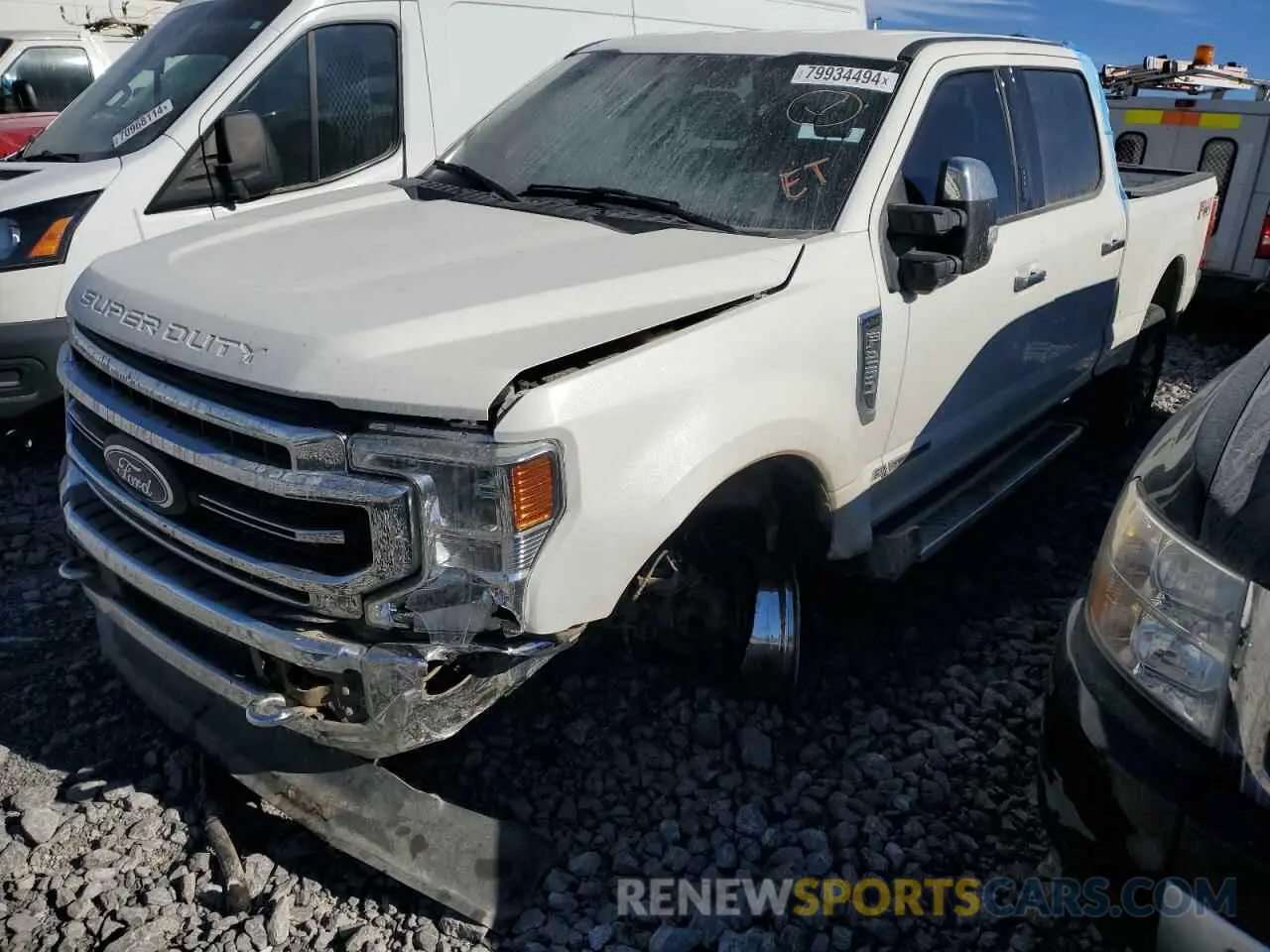 1 Фотография поврежденного автомобиля 1FT8W2BT7NEF51833 FORD F250 2022