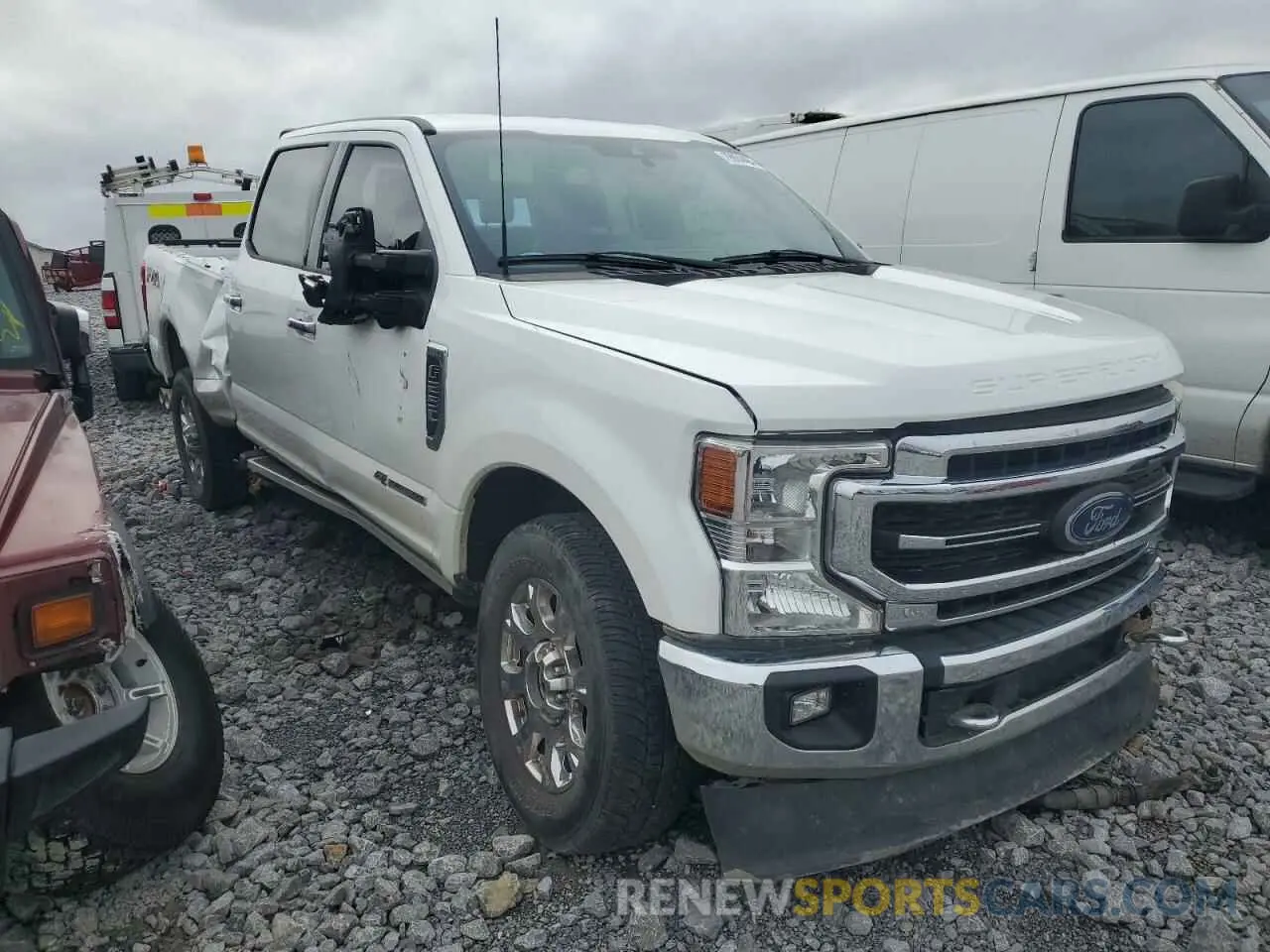 4 Фотография поврежденного автомобиля 1FT8W2BT7NEF51833 FORD F250 2022