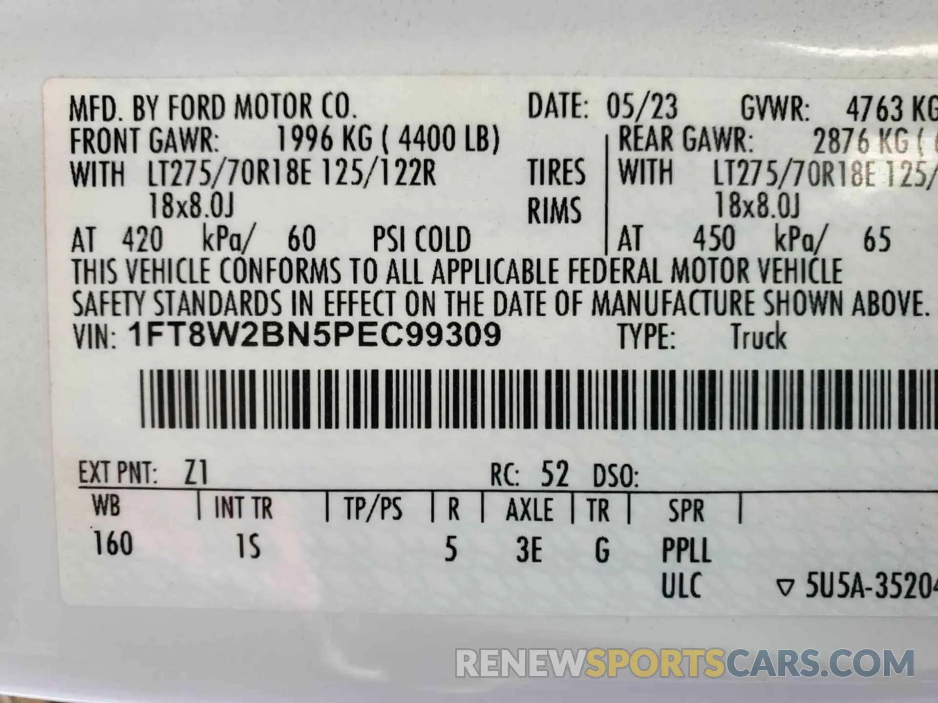 11 Photograph of a damaged car 1FT8W2BN5PEC99309 FORD F250 2023