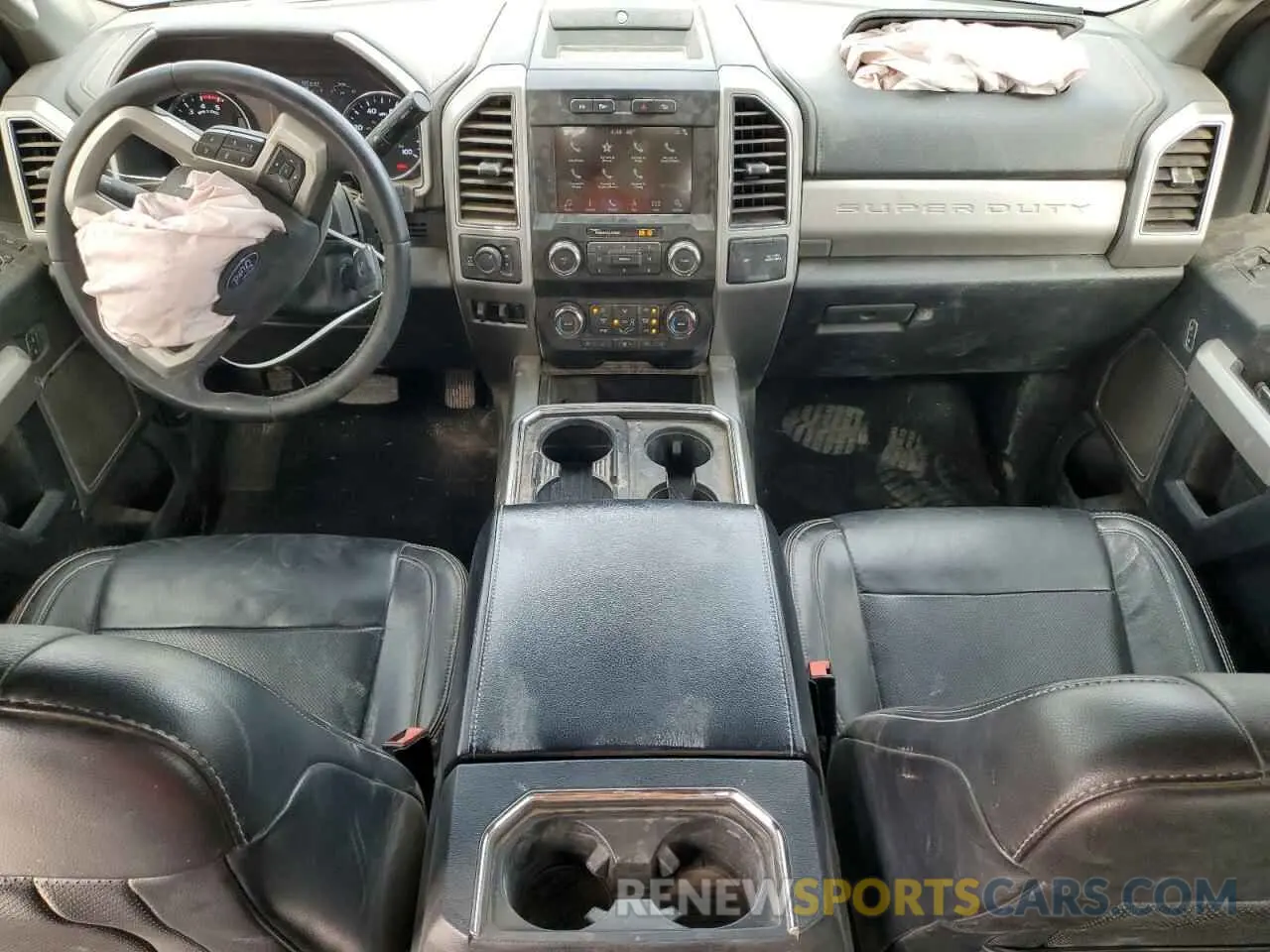 8 Фотография поврежденного автомобиля 1FT8W3BT1KEC21753 FORD F350 2019