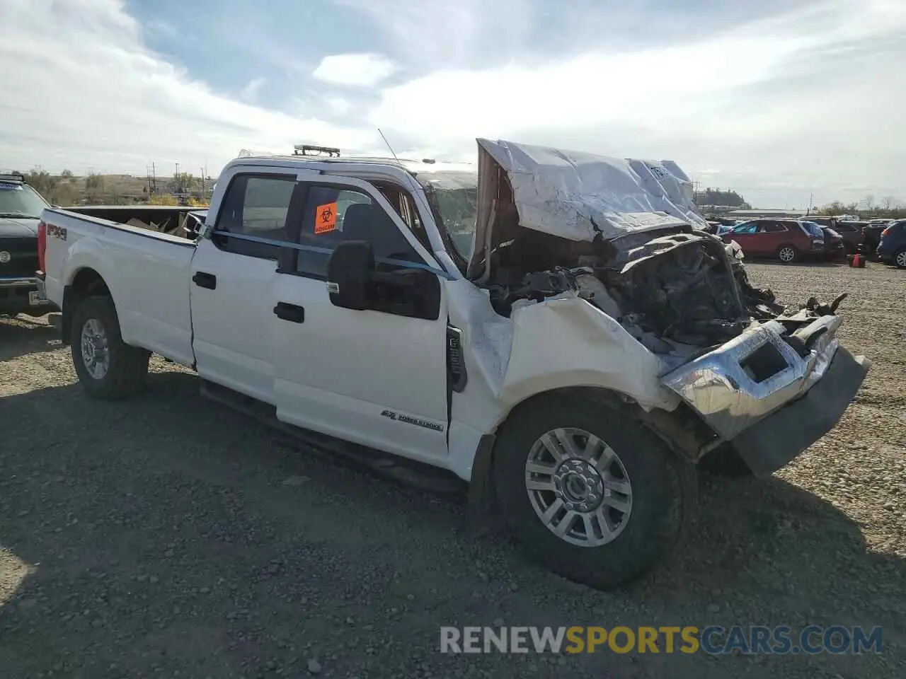 4 Фотография поврежденного автомобиля 1FT8W3BT4KEE46782 FORD F350 2019