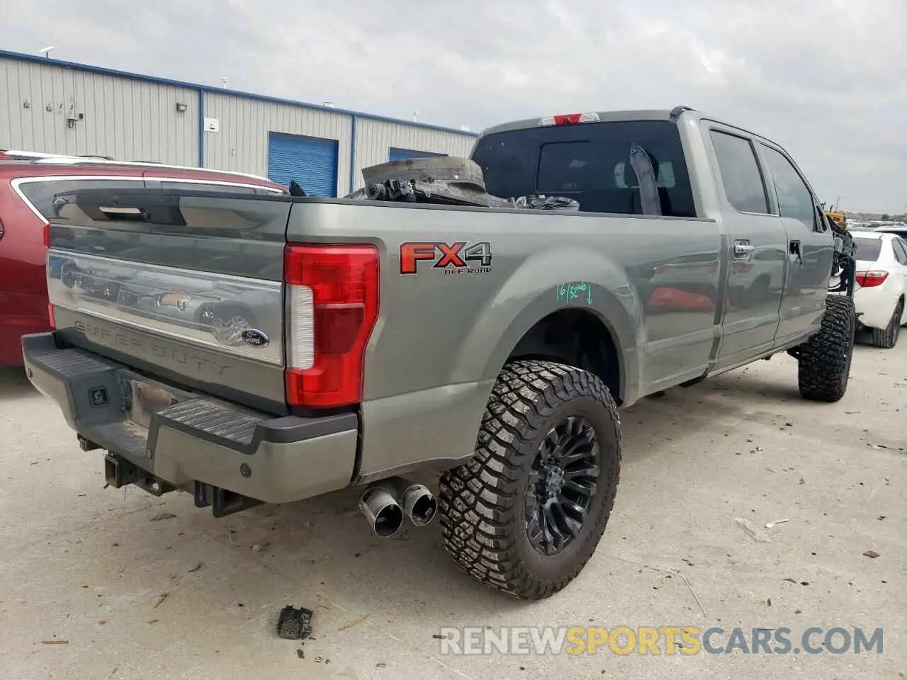 3 Photograph of a damaged car 1FT8W3BT5KED09687 FORD F350 2019