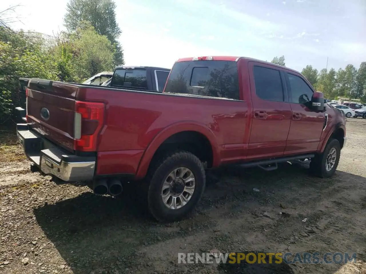 3 Фотография поврежденного автомобиля 1FT8W3BT6KEC99512 FORD F350 2019