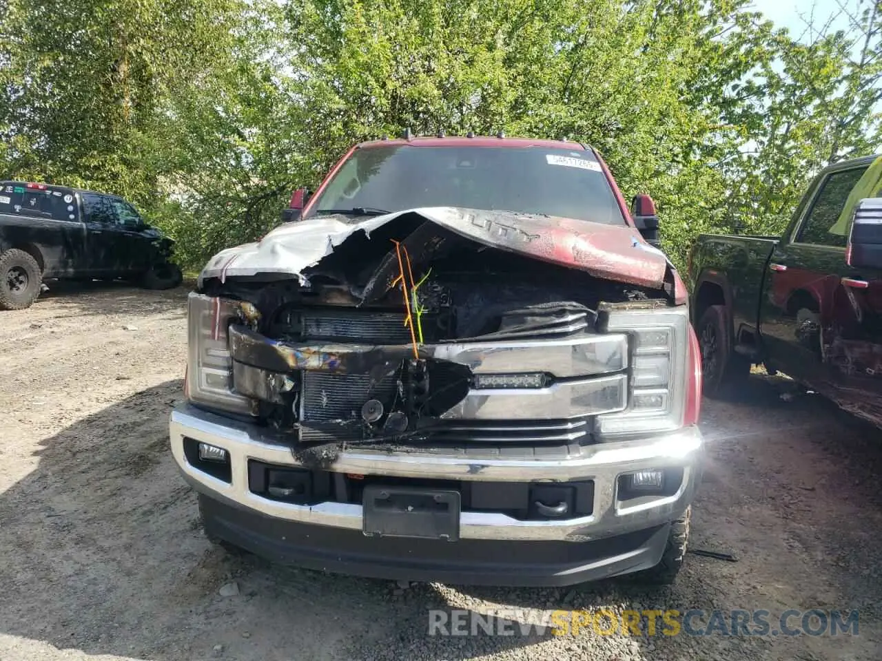 5 Фотография поврежденного автомобиля 1FT8W3BT6KEC99512 FORD F350 2019
