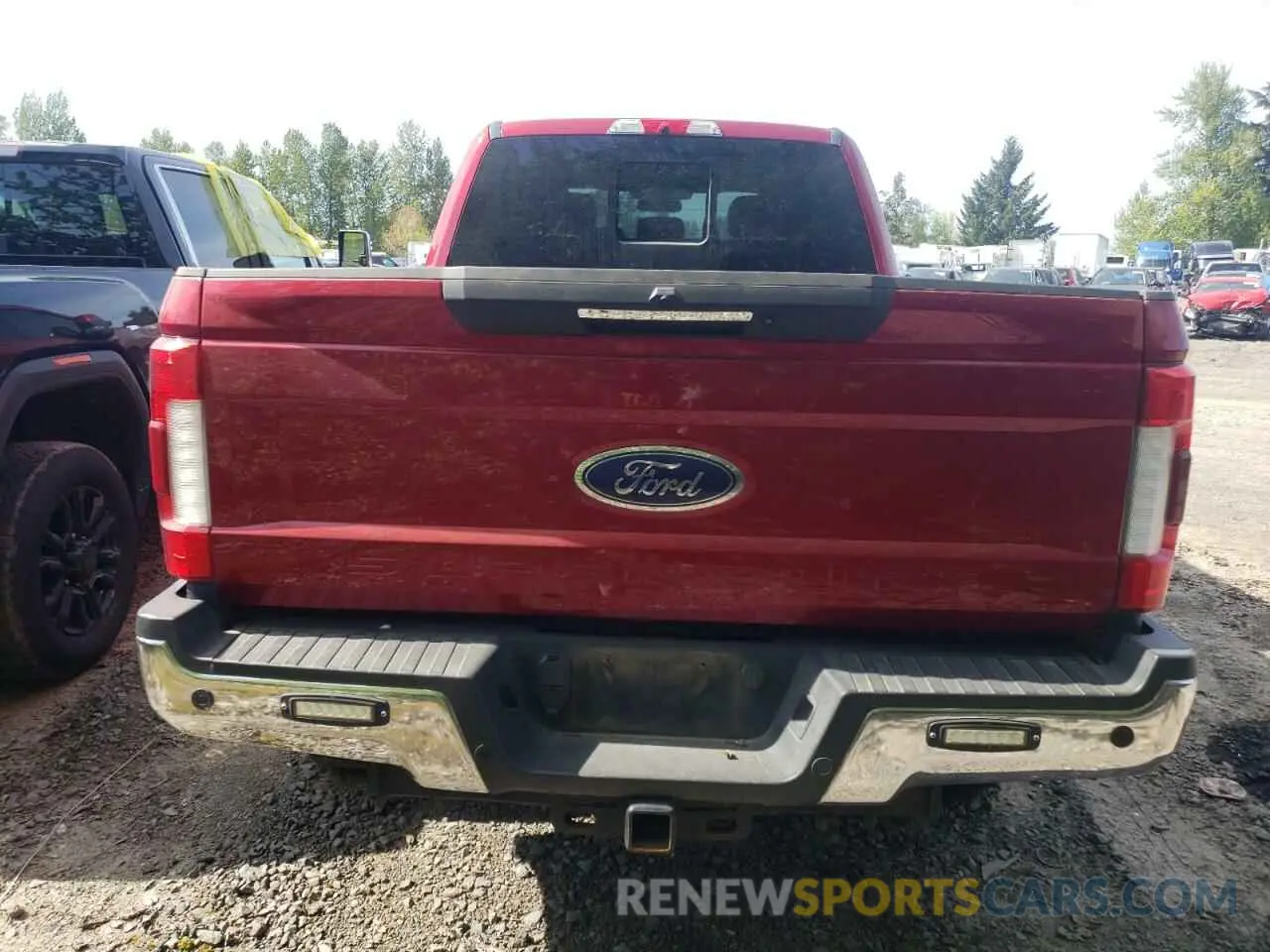 6 Фотография поврежденного автомобиля 1FT8W3BT6KEC99512 FORD F350 2019