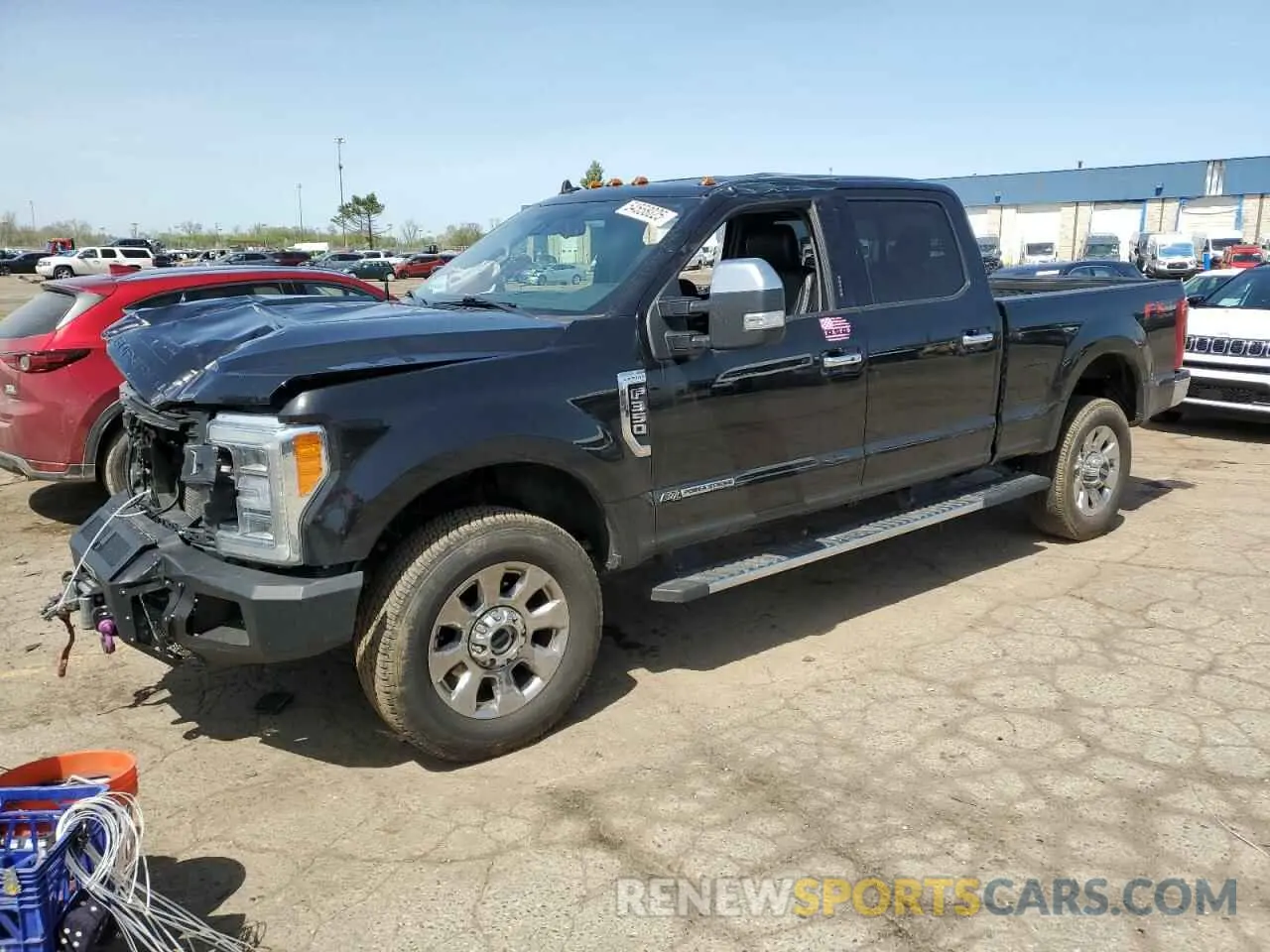 1 Фотография поврежденного автомобиля 1FT8W3BT7KEE39924 FORD F350 2019