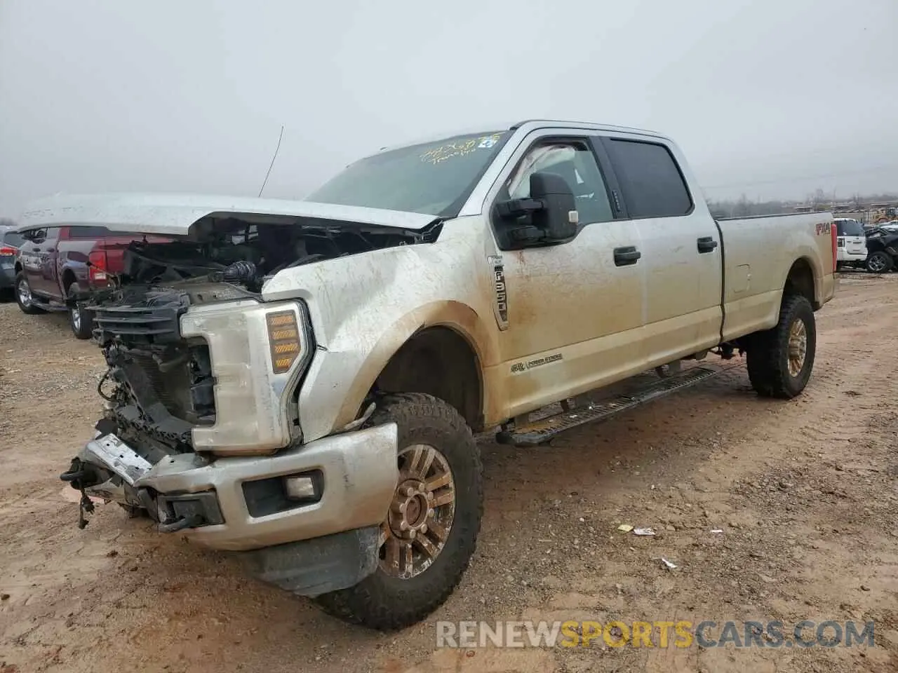 1 Фотография поврежденного автомобиля 1FT8W3BT9KED55037 FORD F350 2019