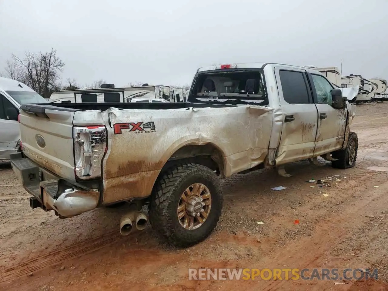3 Фотография поврежденного автомобиля 1FT8W3BT9KED55037 FORD F350 2019