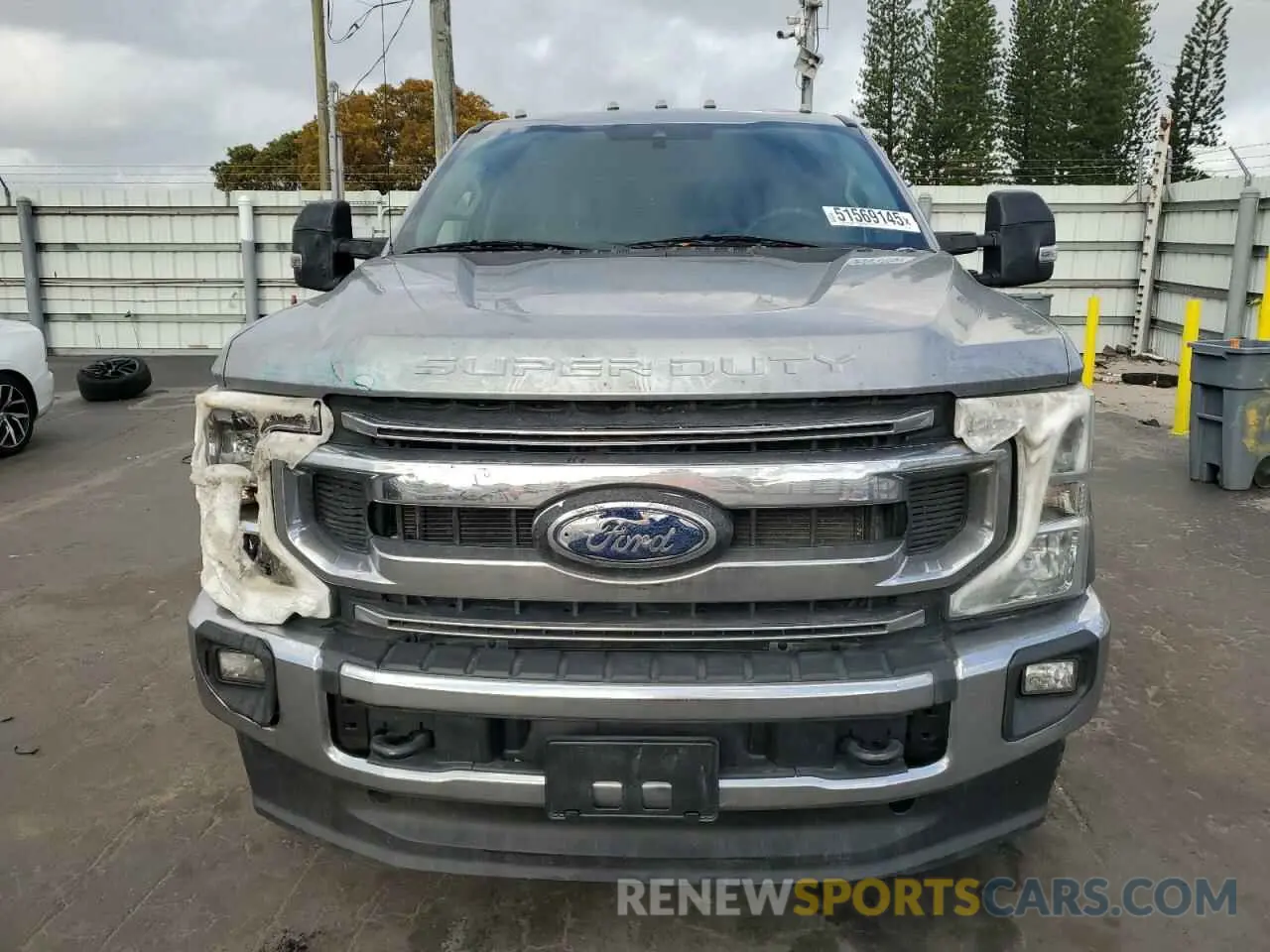 5 Фотография поврежденного автомобиля 1FT8W3BT5LED06581 FORD F350 2020