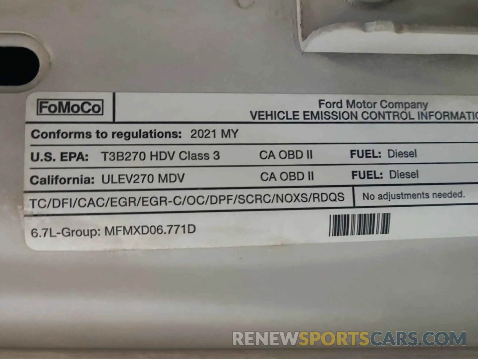 7 Фотография поврежденного автомобиля 1FT8W3BT0MEE10543 FORD F350 2021
