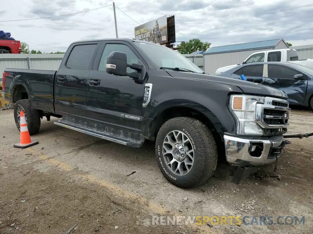 4 Photograph of a damaged car 1FT8W3BT7MED70199 FORD F350 2021