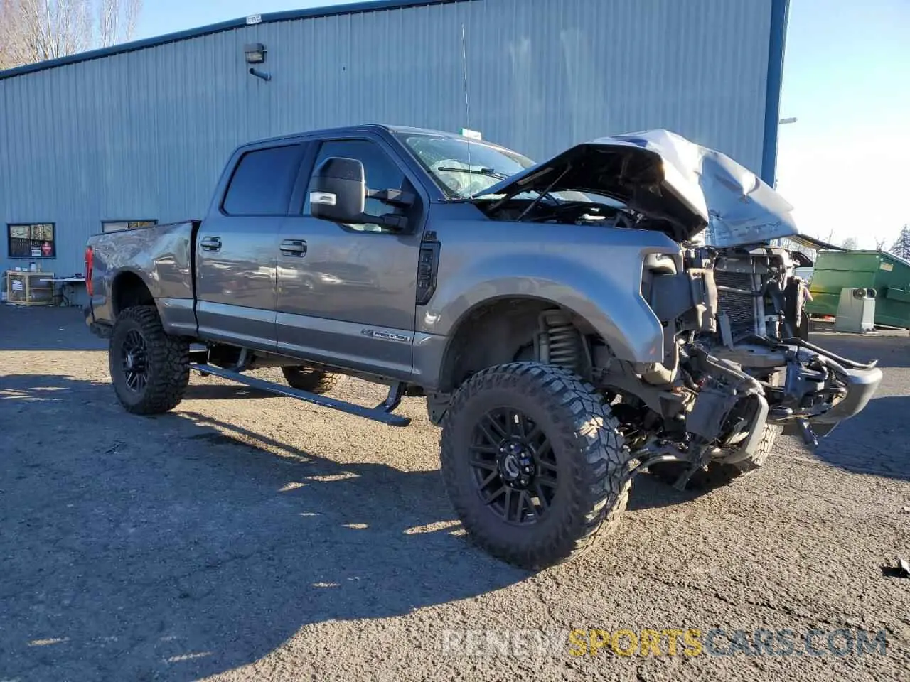 4 Фотография поврежденного автомобиля 1FT8W3BT8MED20203 FORD F350 2021