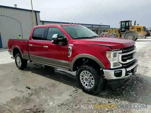 14 Photograph of a damaged car 1FT8W3BTXMEC97880 FORD F350 2021
