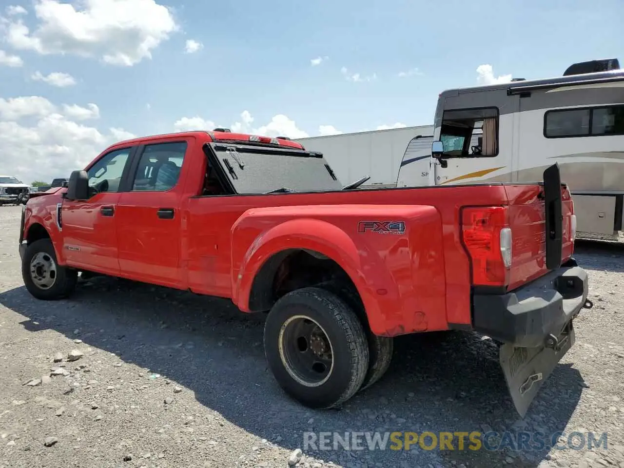 2 Photograph of a damaged car 1FT8W3DT3MED18310 FORD F350 2021
