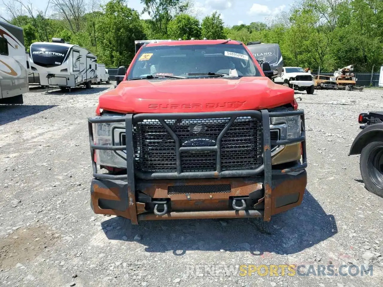 5 Photograph of a damaged car 1FT8W3DT3MED18310 FORD F350 2021