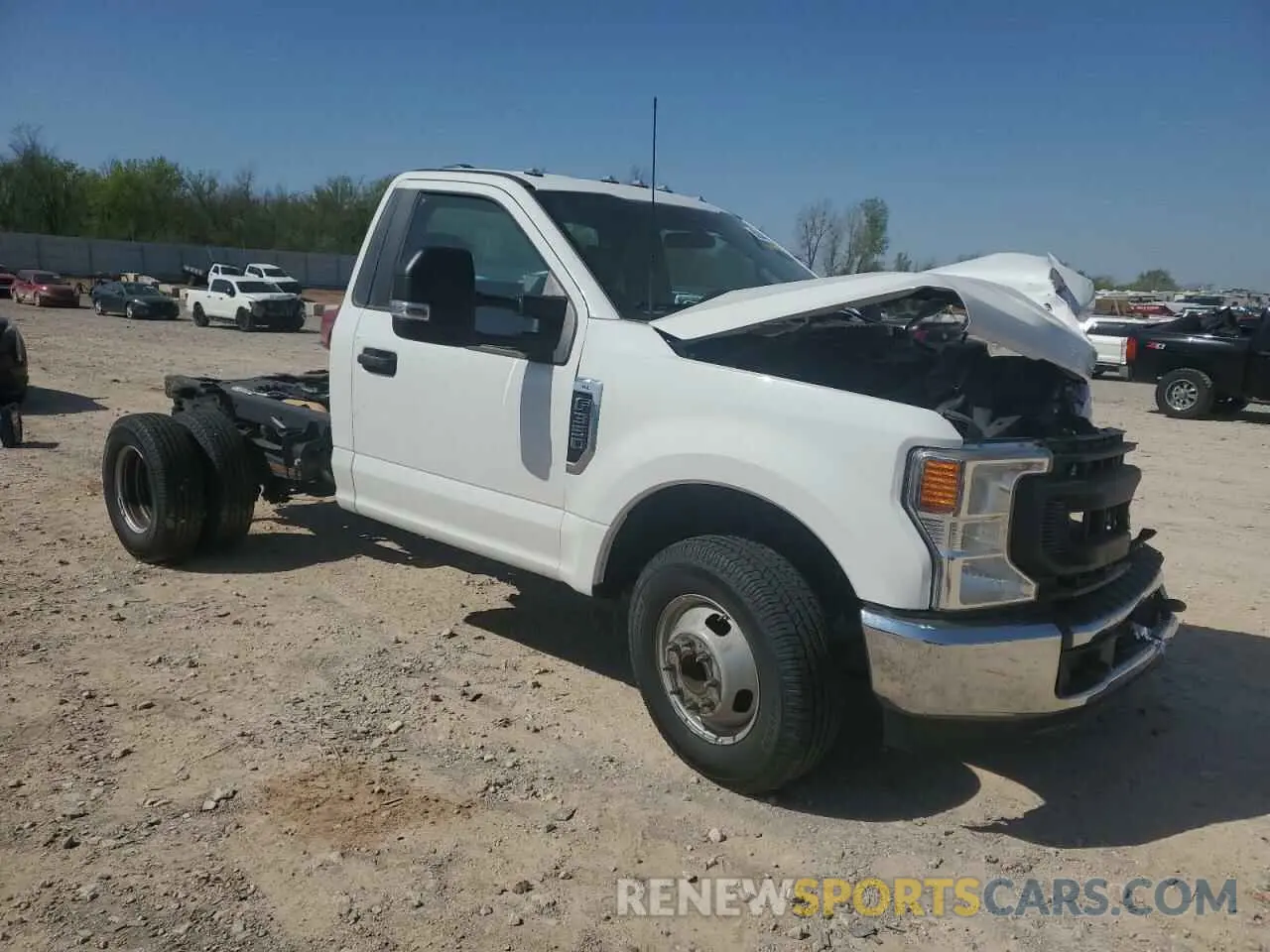 4 Фотография поврежденного автомобиля 1FDRF3G60NEE17240 FORD F350 2022