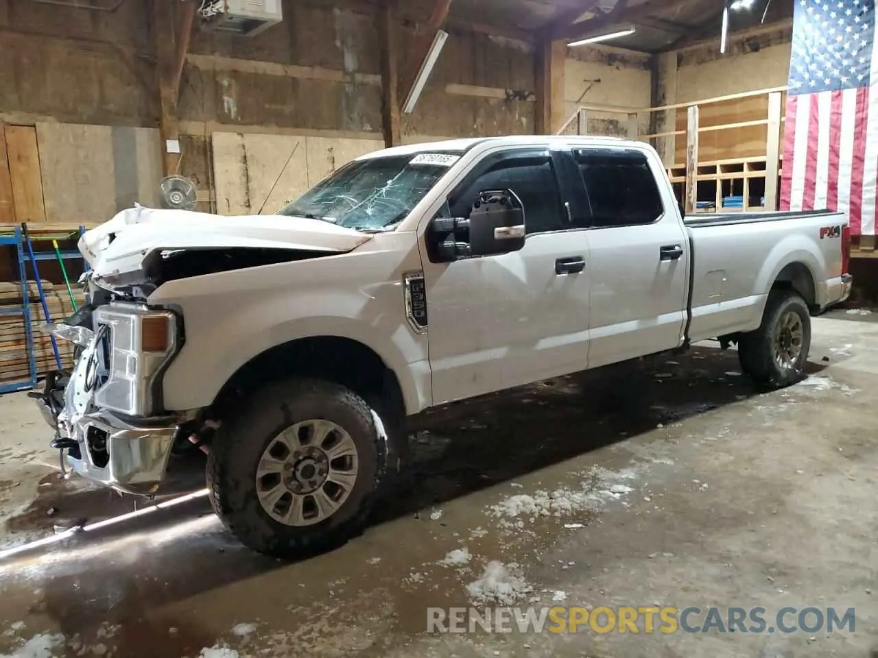 1 Photograph of a damaged car 1FT8W3B63NEC38908 FORD F350 2022