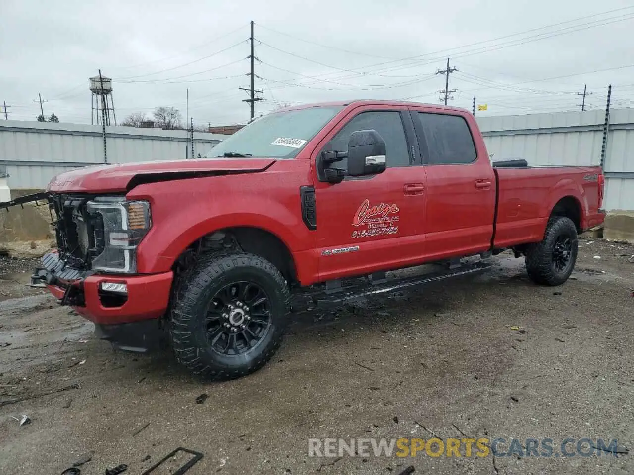 1 Фотография поврежденного автомобиля 1FT8W3BT0NEE33175 FORD F350 2022