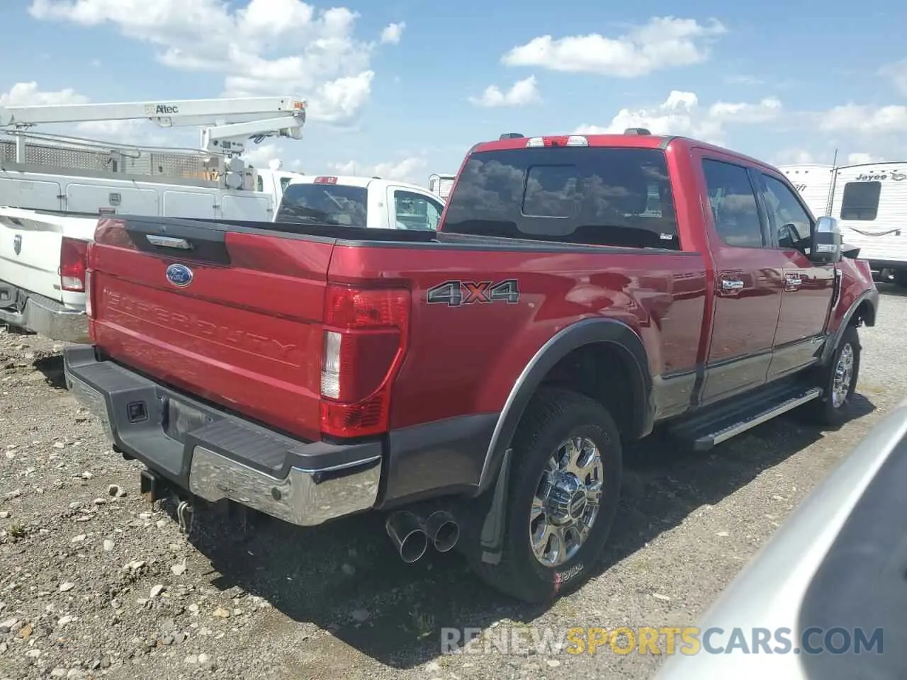 3 Photograph of a damaged car 1FT8W3BT2NEC84672 FORD F350 2022