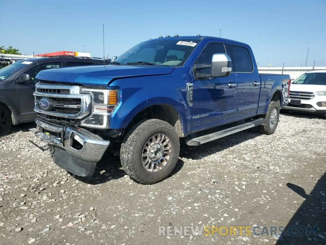 1 Photograph of a damaged car 1FT8W3BT4NEF25129 FORD F350 2022