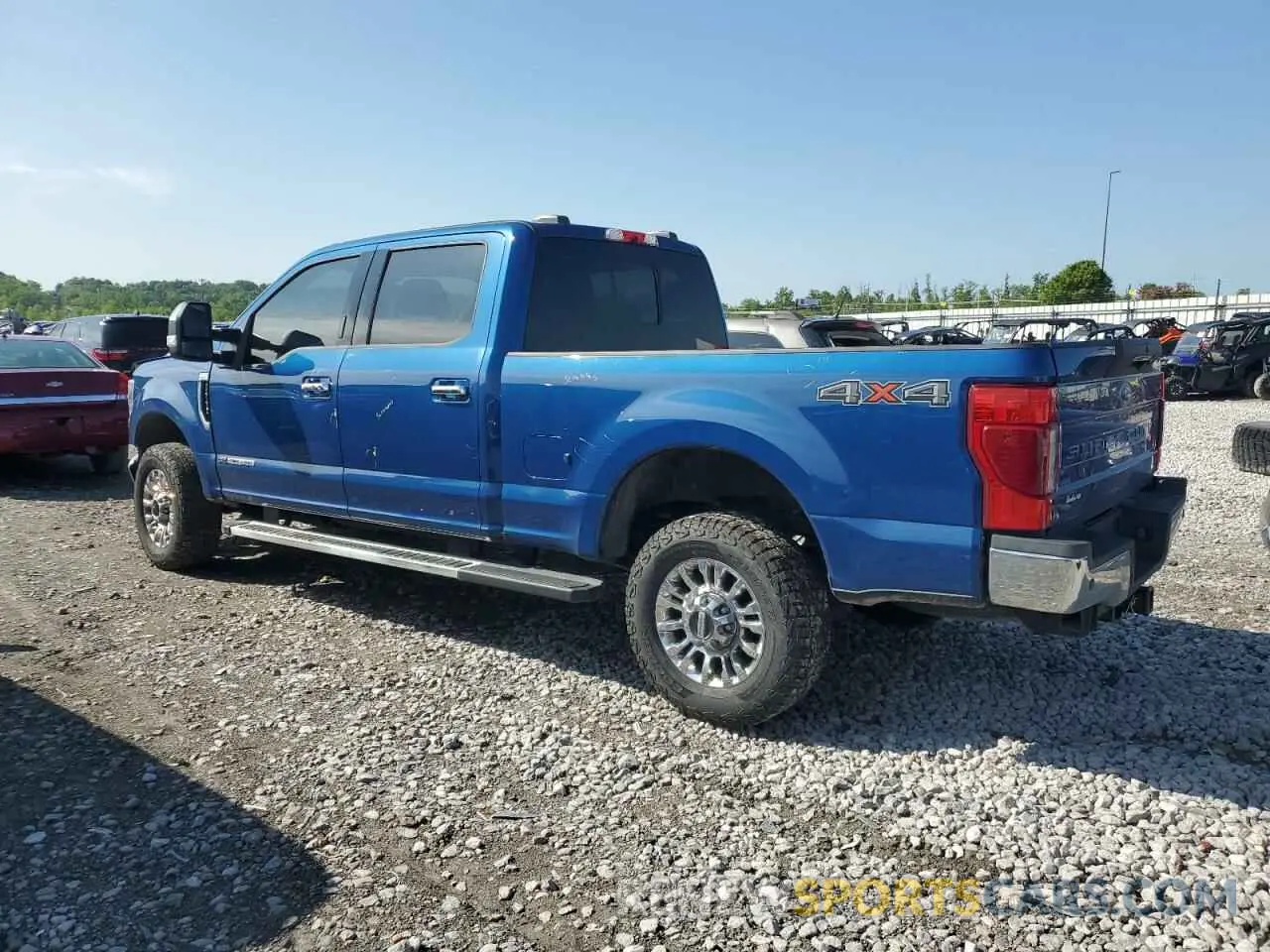 2 Photograph of a damaged car 1FT8W3BT4NEF25129 FORD F350 2022