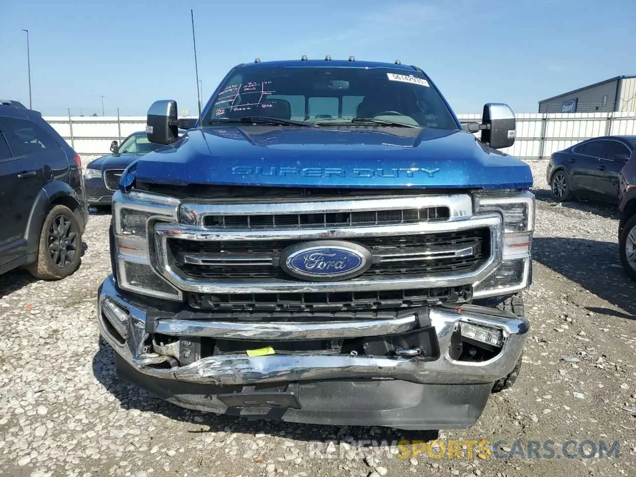 5 Photograph of a damaged car 1FT8W3BT4NEF25129 FORD F350 2022