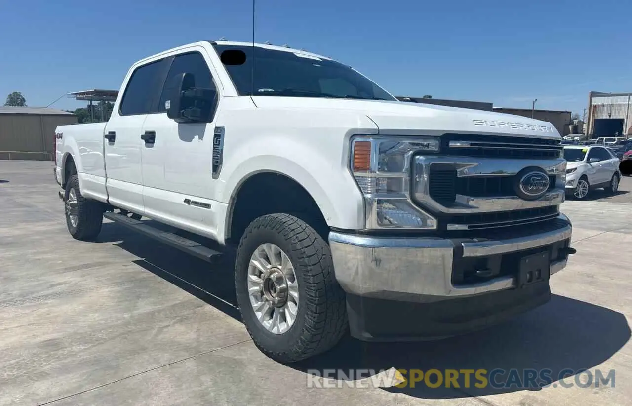 1 Фотография поврежденного автомобиля 1FT8W3BT7NEC73201 FORD F350 2022