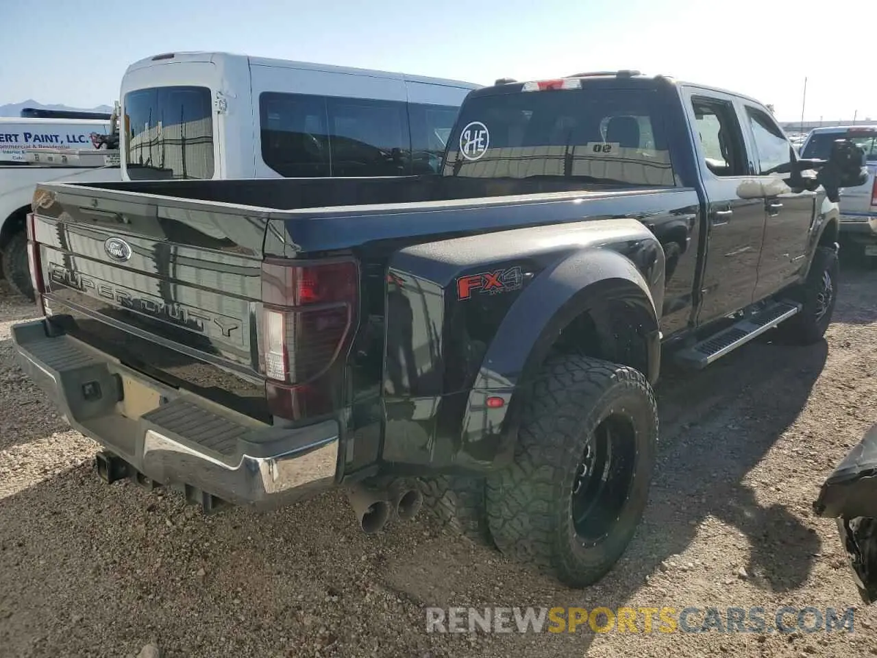 3 Photograph of a damaged car 1FT8W3DT9NEC09111 FORD F350 2022