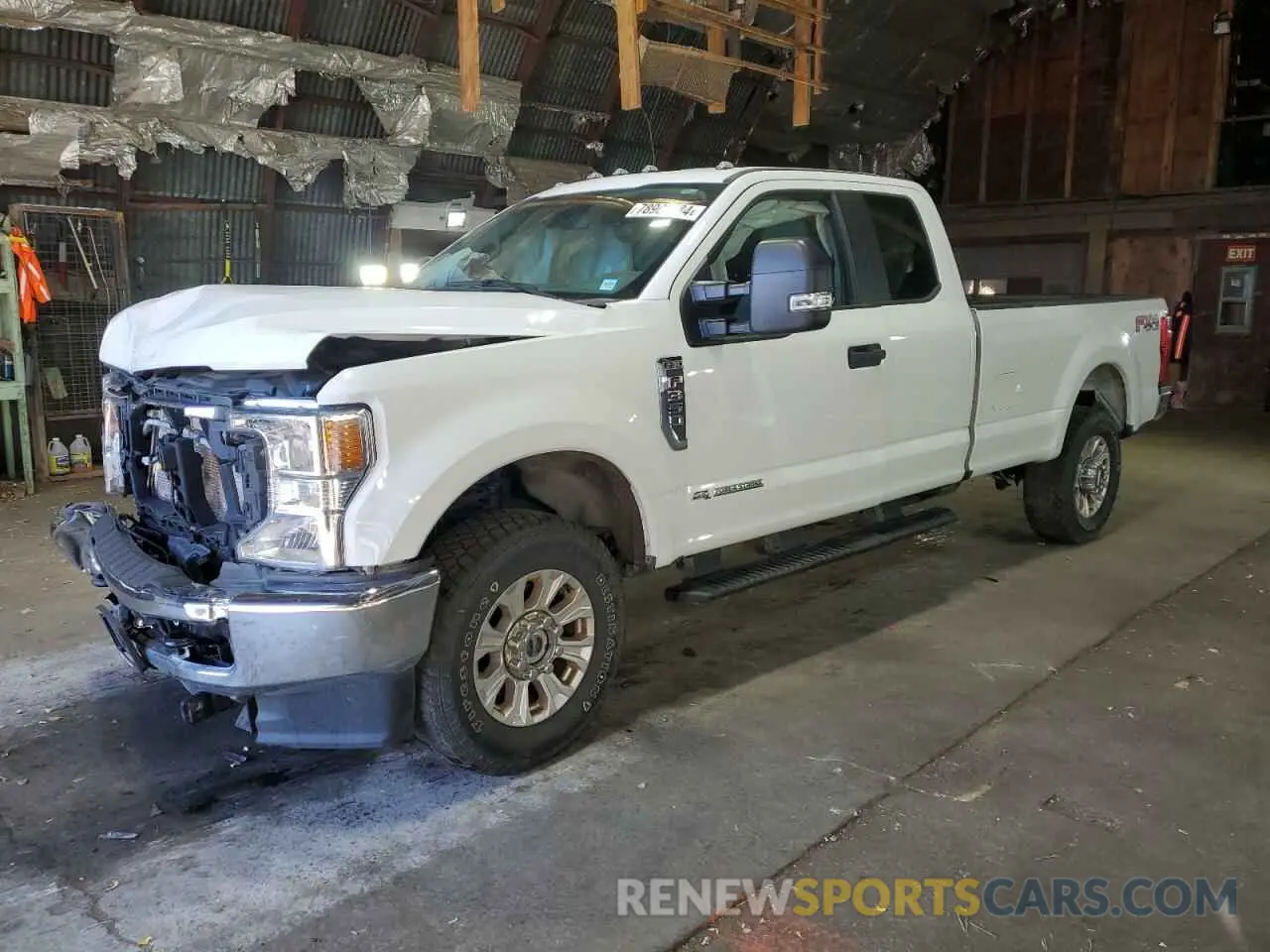 1 Photograph of a damaged car 1FT8X3BT8NEC35103 FORD F350 2022