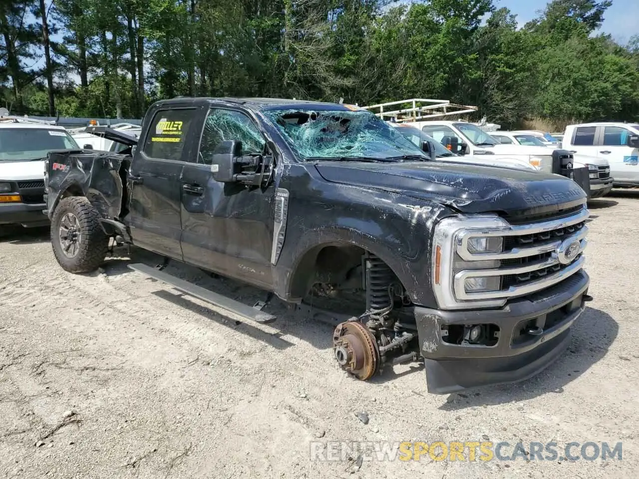 4 Photograph of a damaged car 1FT8W3BM1REC37101 FORD F350 2024
