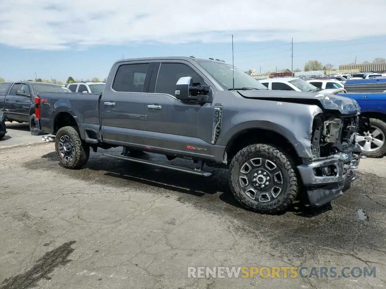 4 Photograph of a damaged car 1FT8W3BM4RED59662 FORD F350 2024