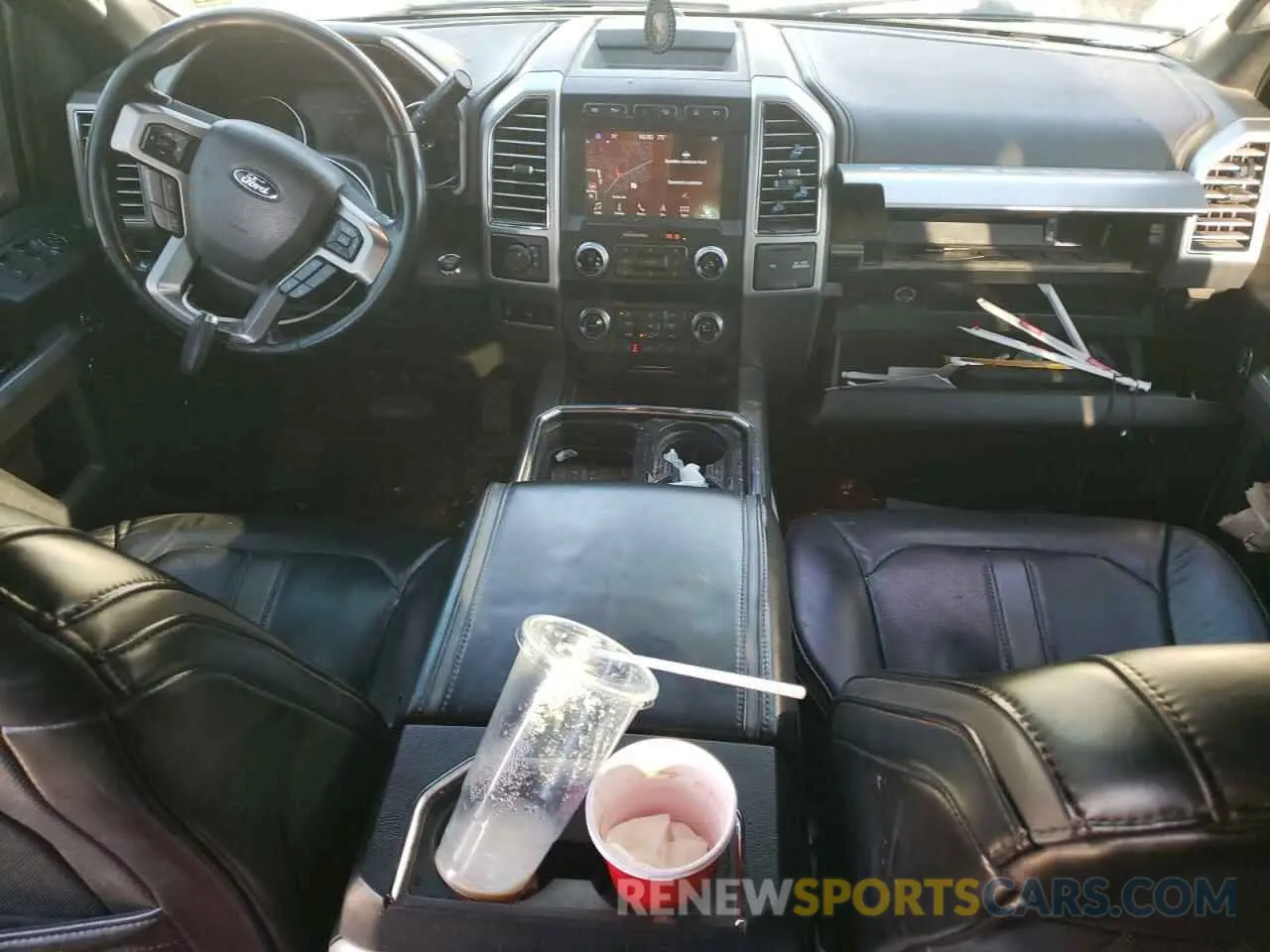 8 Фотография поврежденного автомобиля 1FT8W4DT0KEF64413 FORD F450 2019