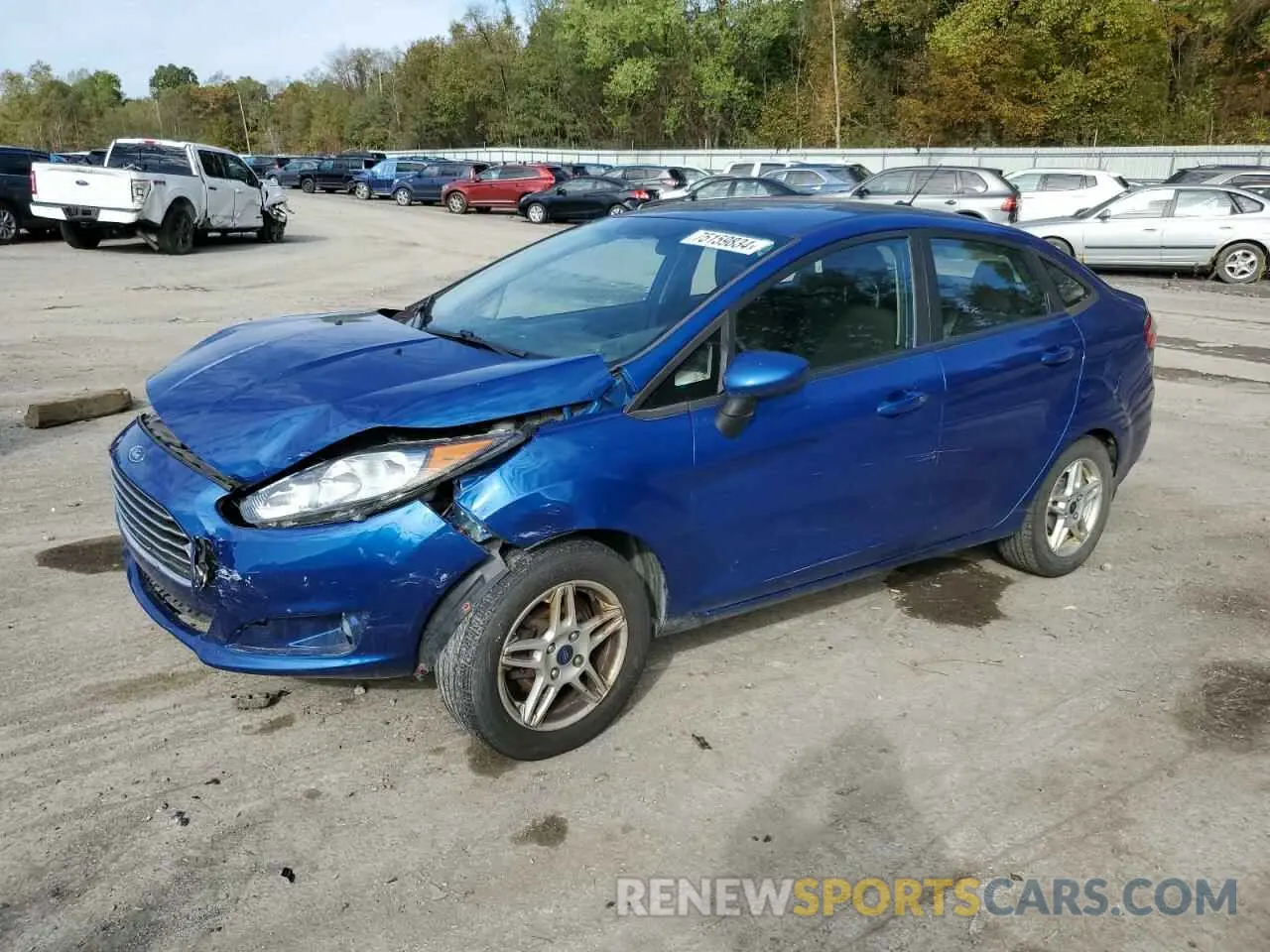 1 Photograph of a damaged car 3FADP4BJ0KM116623 FORD FIESTA 2019