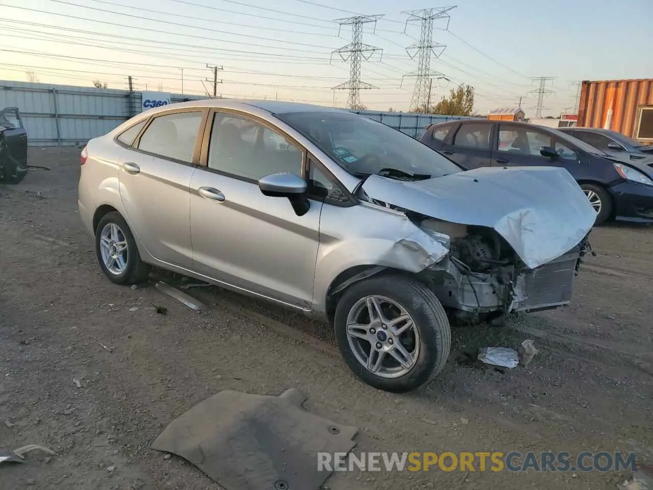 4 Фотография поврежденного автомобиля 3FADP4BJ2KM146786 FORD FIESTA 2019