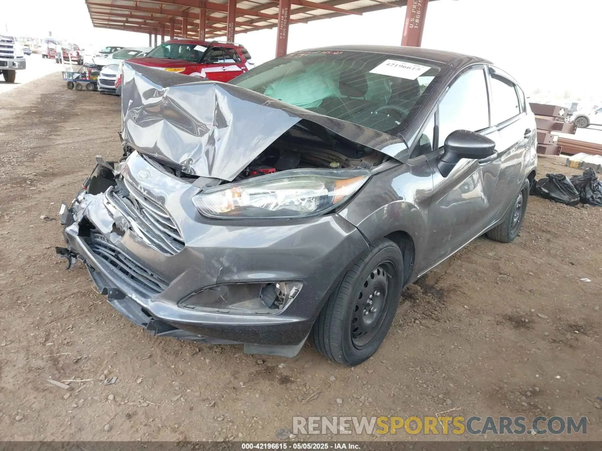 2 Фотография поврежденного автомобиля 3FADP4EJ1KM142577 FORD FIESTA 2019