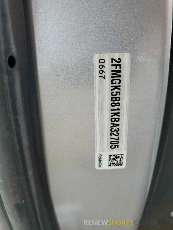 15 Photograph of a damaged car 2FMGK5B81KBA32705 FORD FLEX 2019