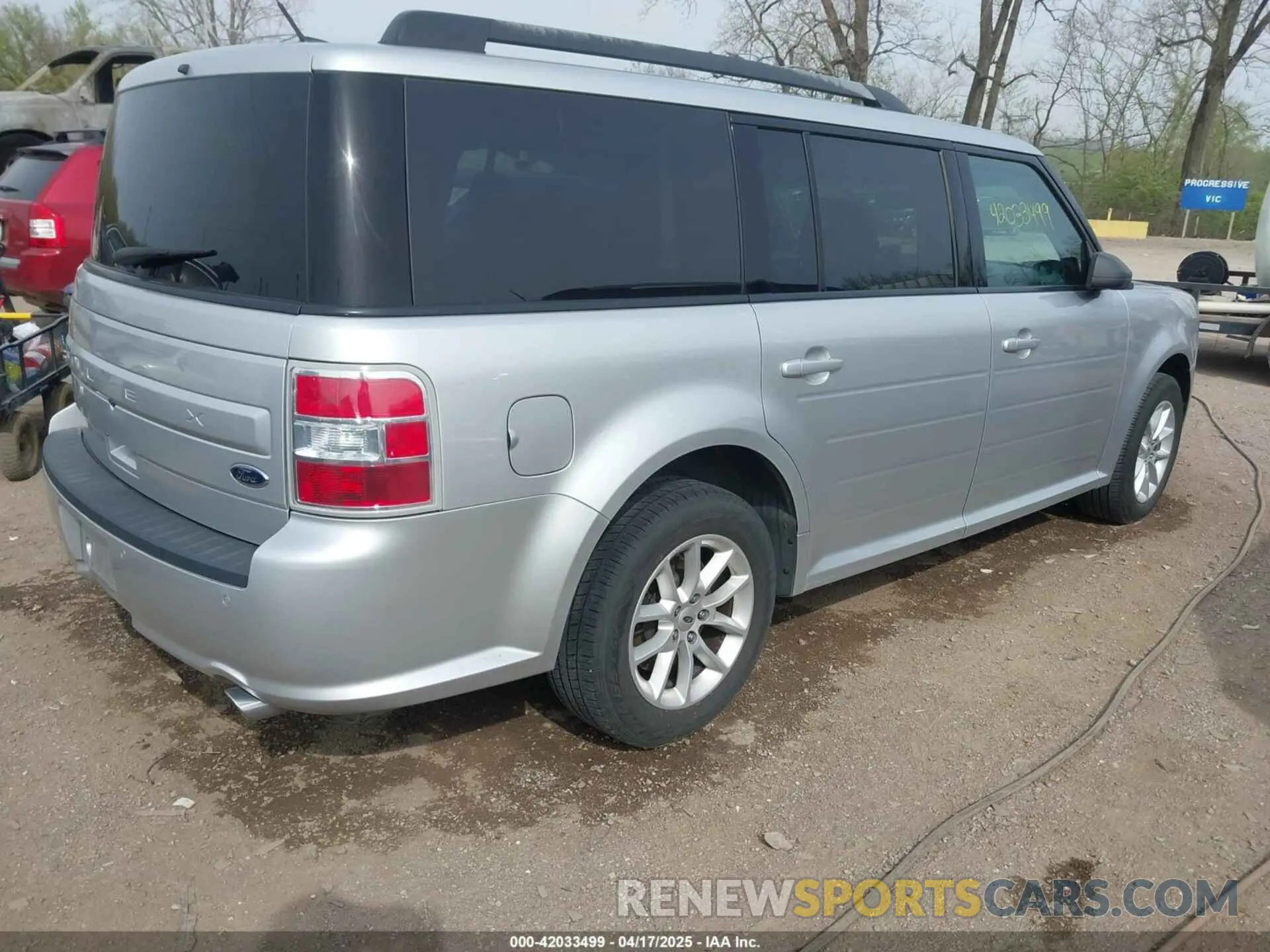 4 Фотография поврежденного автомобиля 2FMGK5B84KBA11394 FORD FLEX 2019